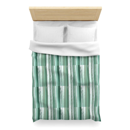 Seafoam Glass Microfiber Duvet Cover