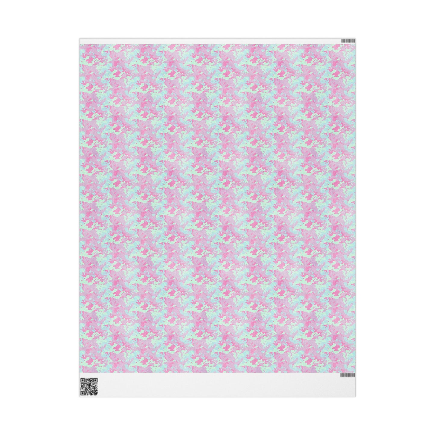 Berry Sorbet Camo Wrapping Paper