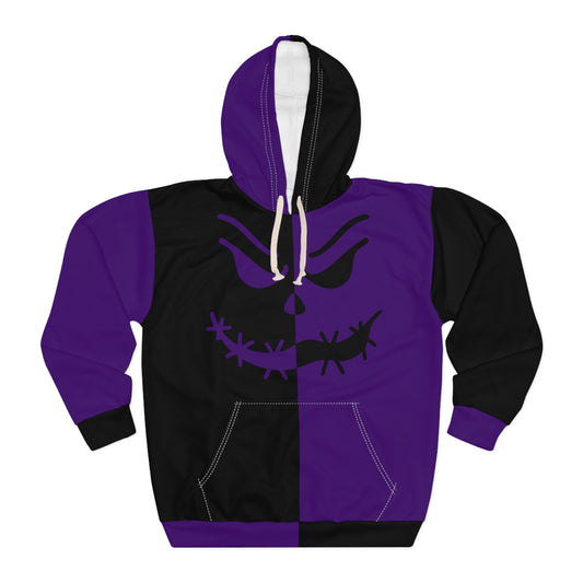 Creepy Stitch Hoodie – Purple & Black