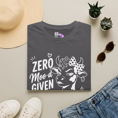 Zero Moo-d Given Adult T-shirt
