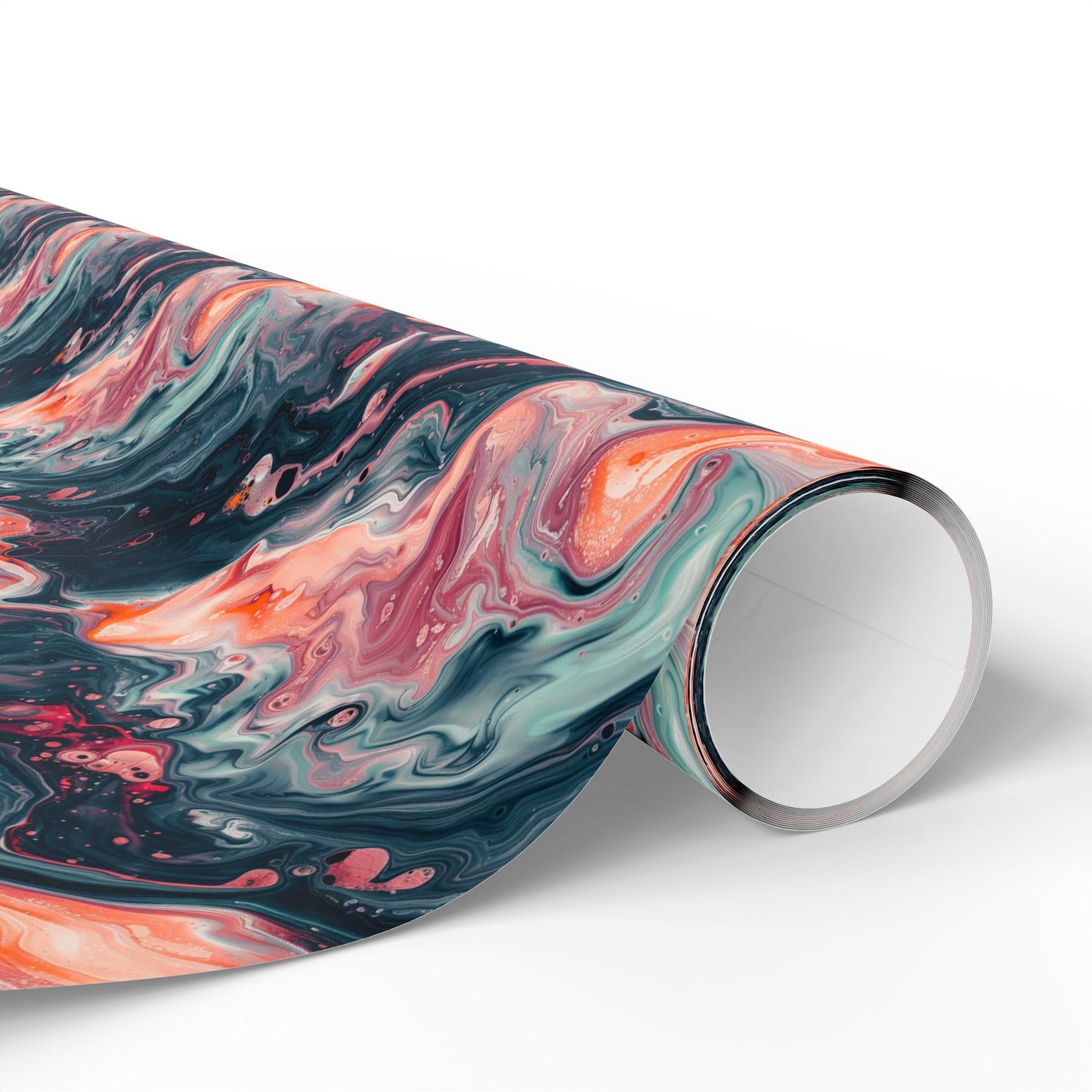 Pink Venom Marble Wrapping Paper