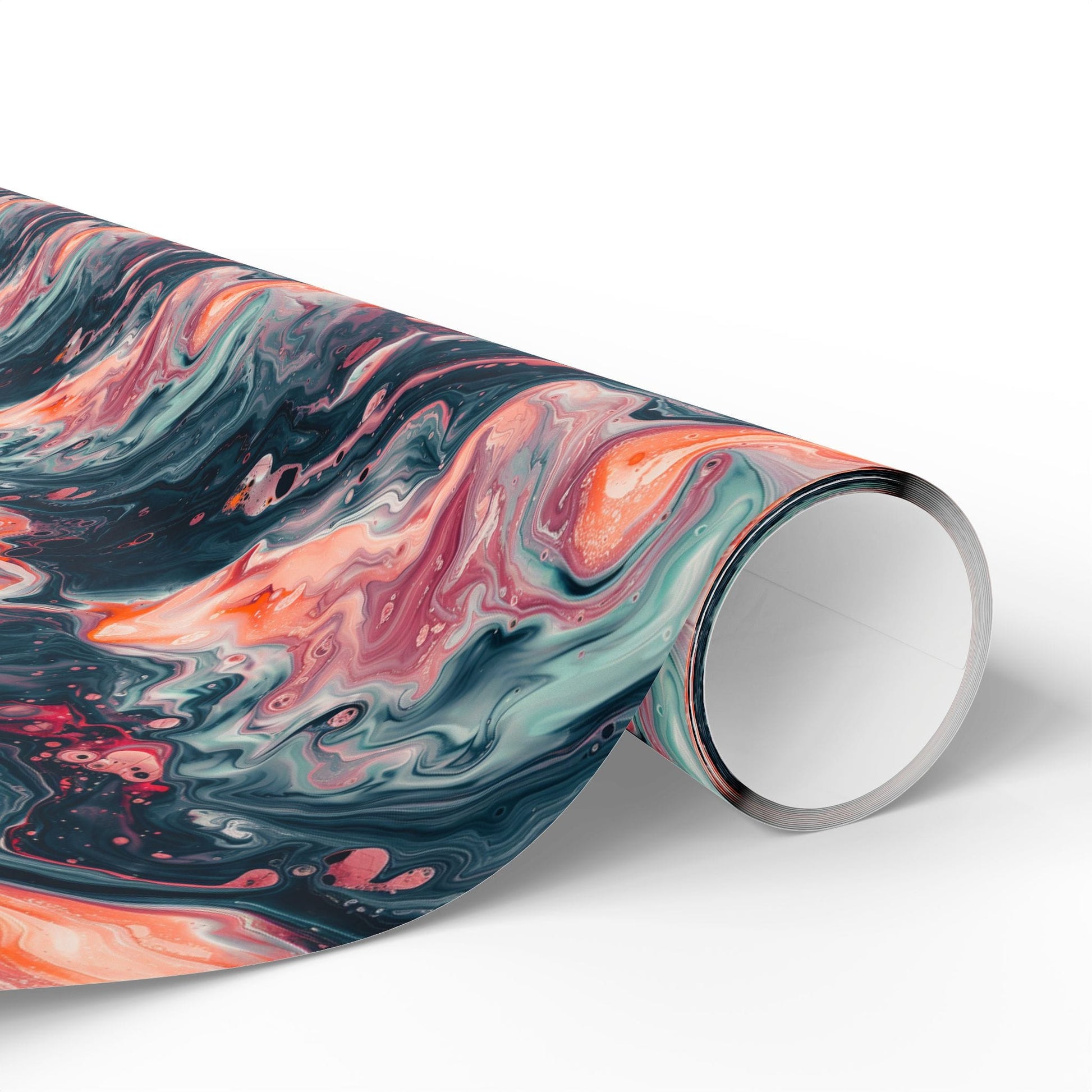 Pink Venom Marble Wrapping Paper