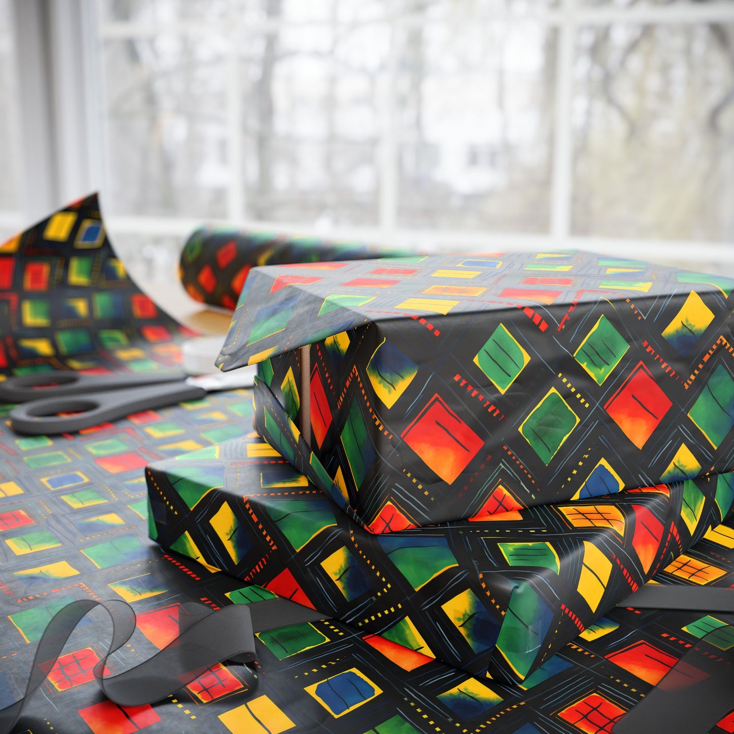 Radiant Purpose Kwanzaa Wrapping Paper