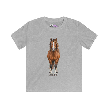 ""Front to Back Horse Lover Youth Softstyle Tee