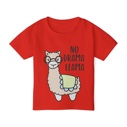 No Drama Llama Heavy Cotton™ Toddler T-shirt
