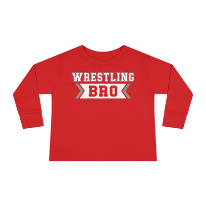 Wrestling Bro Toddler Long Sleeve Tee