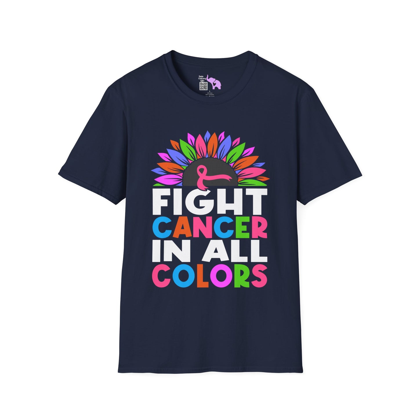 Fight Cancer in All Colors 26 Adult T-shirt