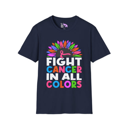 Fight Cancer in All Colors 26 Adult T-shirt
