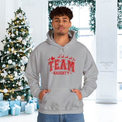 Team Naughty Adult Heavy Blend™ Hooded Sweatshirt