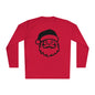 Santa Face Adult Long Sleeve Tee