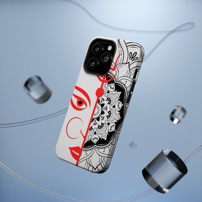 Goddess Durga Mata w/Manala MagSafe® Compatible Tough Case for iPhone