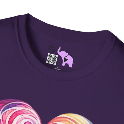 Colorwave Heart Adult T-shirt