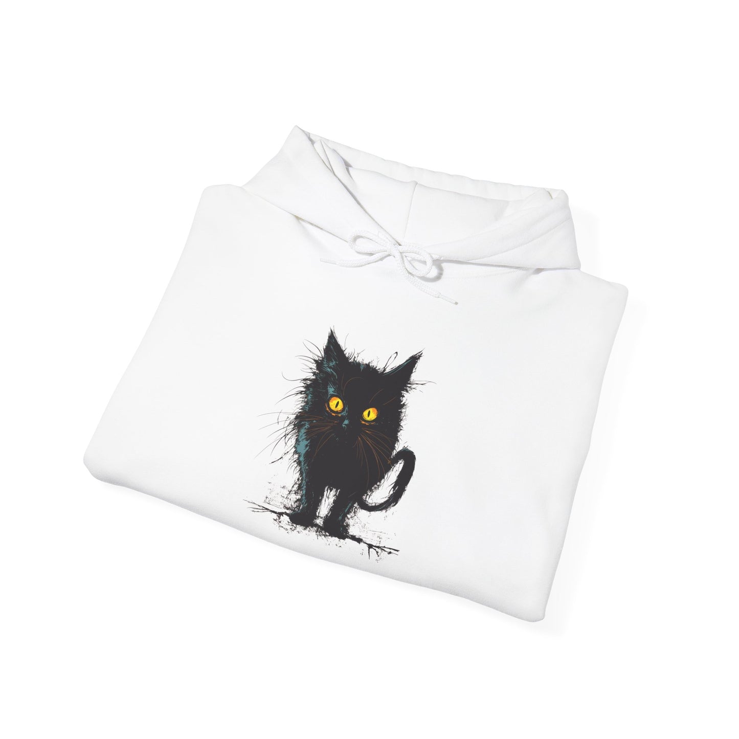 Black Kitten Heavy Blend™ Hooded Sweatshirt