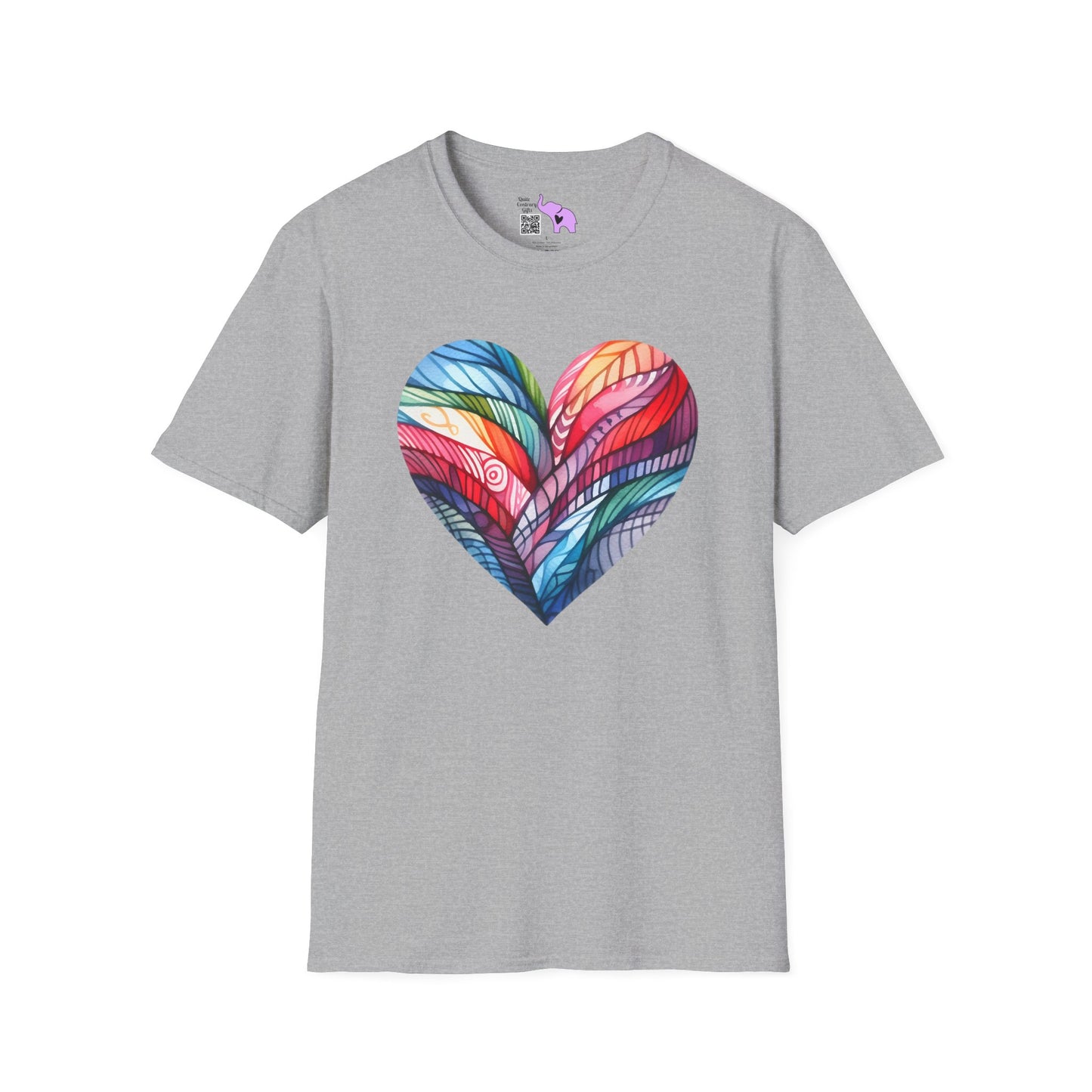 Heart of Many Colors Adult T-shirt