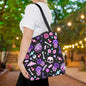 Candy Skulls & Bones Canvas Tote Bag