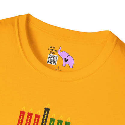 Happy Kwanzaa (Kinara) Adult T-shirt