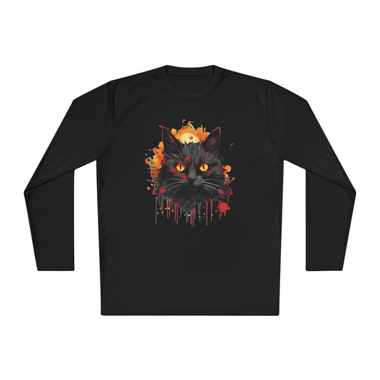 Creepy Black Cats 14 Adult Long Sleeve Tee