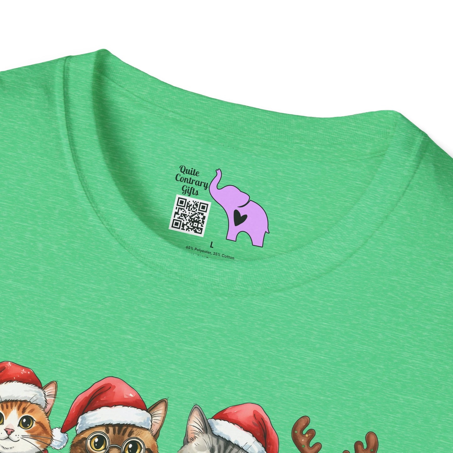 Santa Claus Cats Adult T-shirt