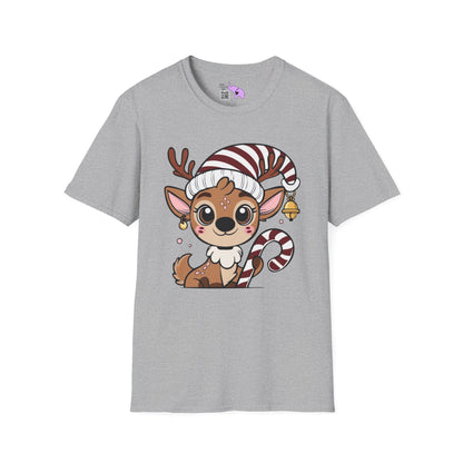 Santa's Little Deer Adult T-shirt