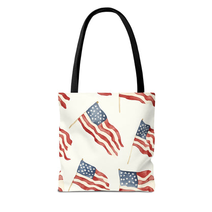 Waves of Freedom Canvas Tote Bag