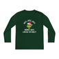 Hate, Hate, Hate, Double Hate, Loathe Entirely-Grinch Youth Long Sleeve Tee