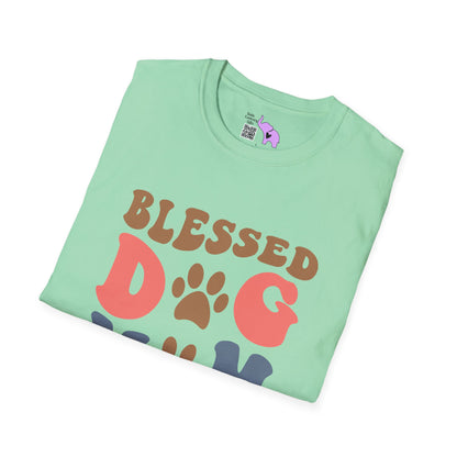 Blessed Dog Mom Adult T-shirt