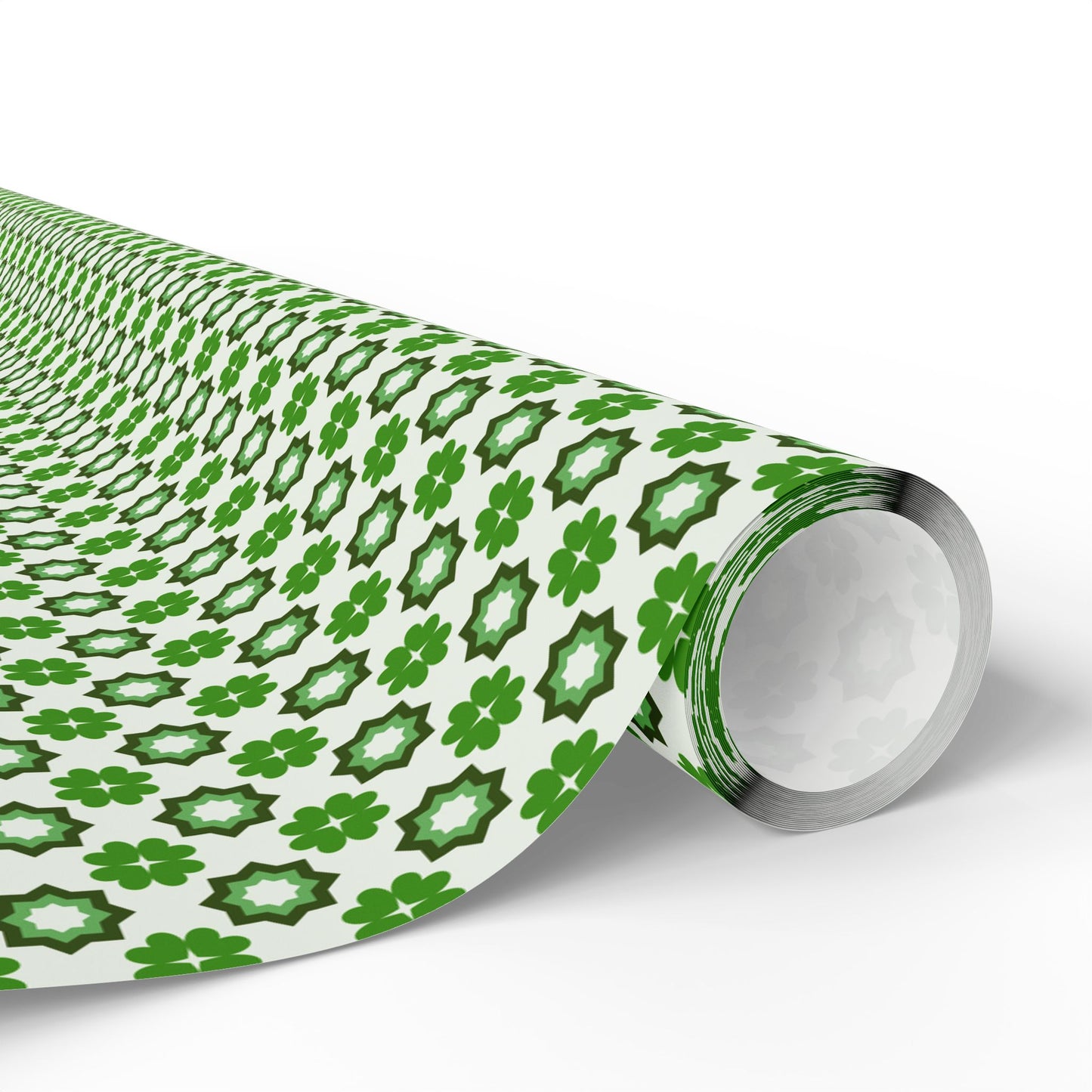 Emerald Star Garden Wrapping Paper