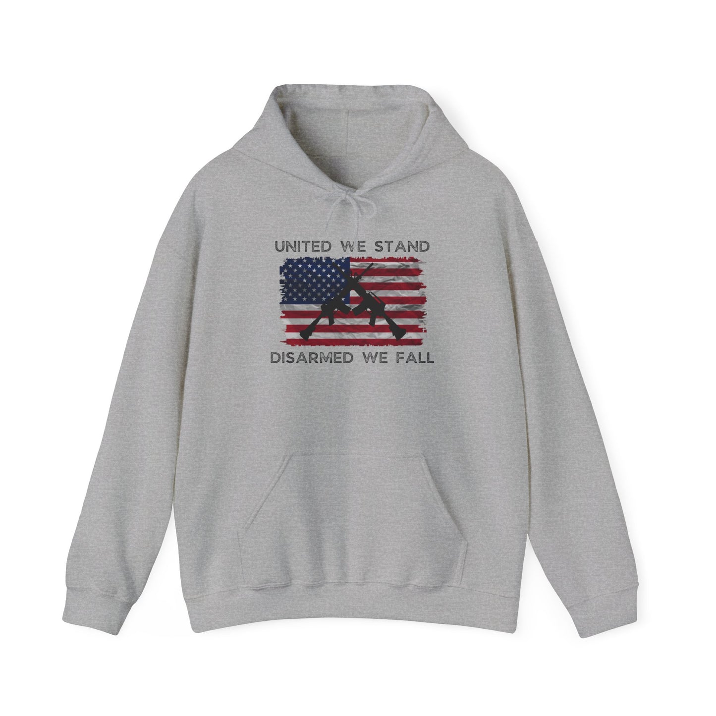 United We Stand Disarmed We Fall Heavy Blend™ Hooded Sweatshirt