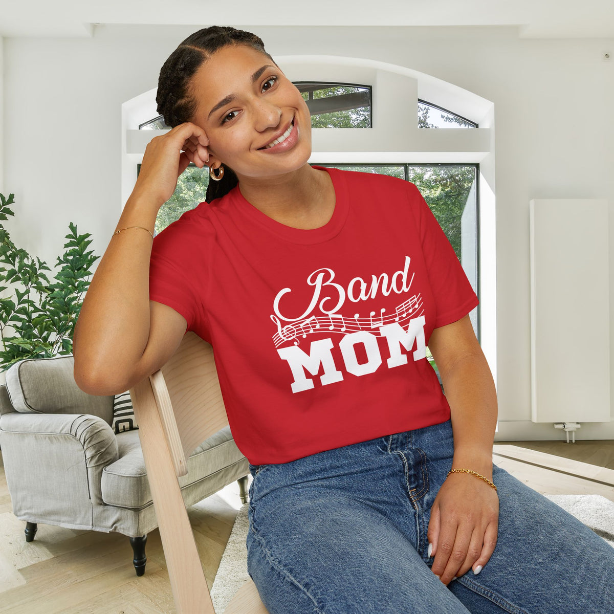 Band Mom Adult T-shirt