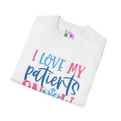 I Love My Patients Snow Much (Nurse) Adult T-shirt