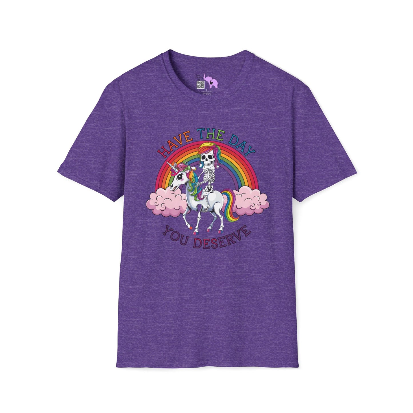 Have The Day You Deserve (Rainbow) Adult T-shirt