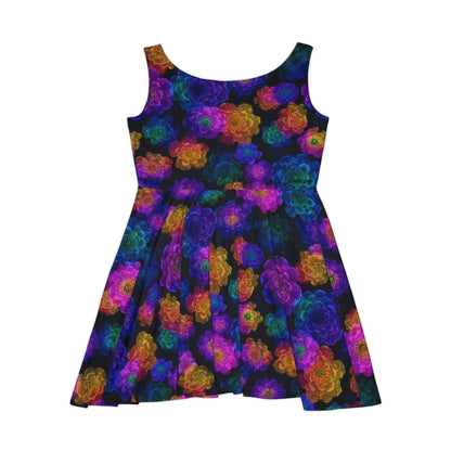 Luminous Carnations Women's Skater Dress