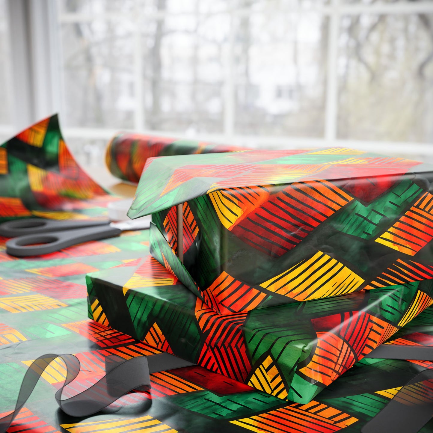 Joyful Vibes Kwanzaa Wrapping Paper
