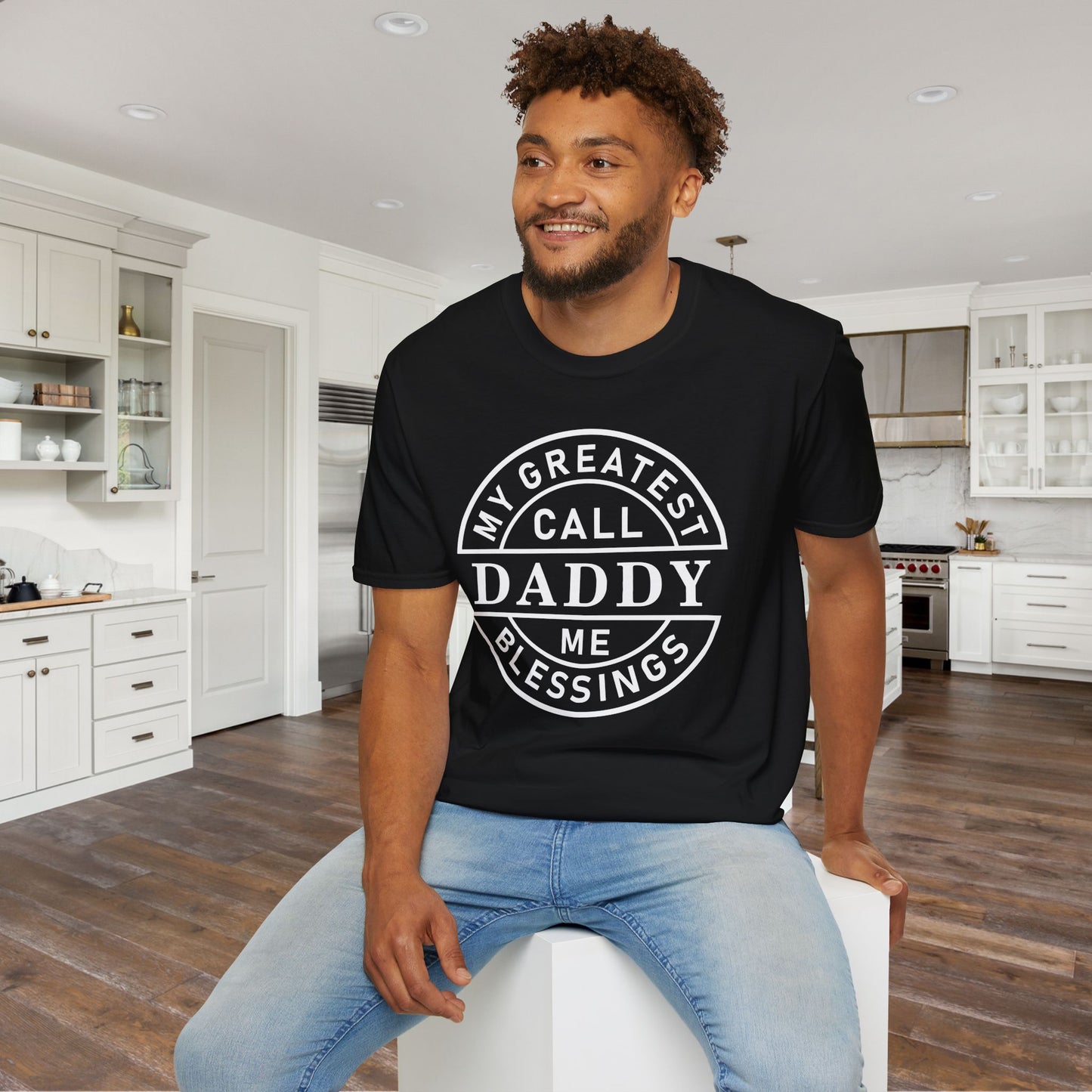 My Greatest Blessings Call Me Daddy Adult T-shirt