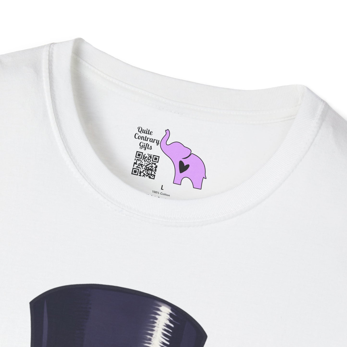 Top Hat & Mustache Skull Adult T-shirt