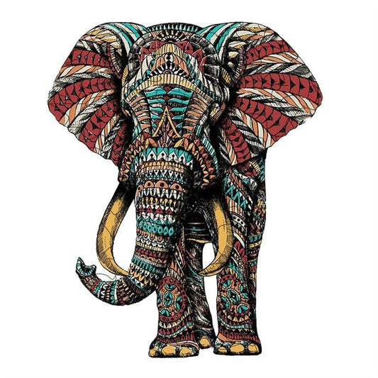 Majestic Elephant Wooden Puzzle Collection