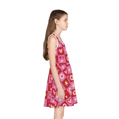 Valentine Toss Girls' Sleeveless Sundress