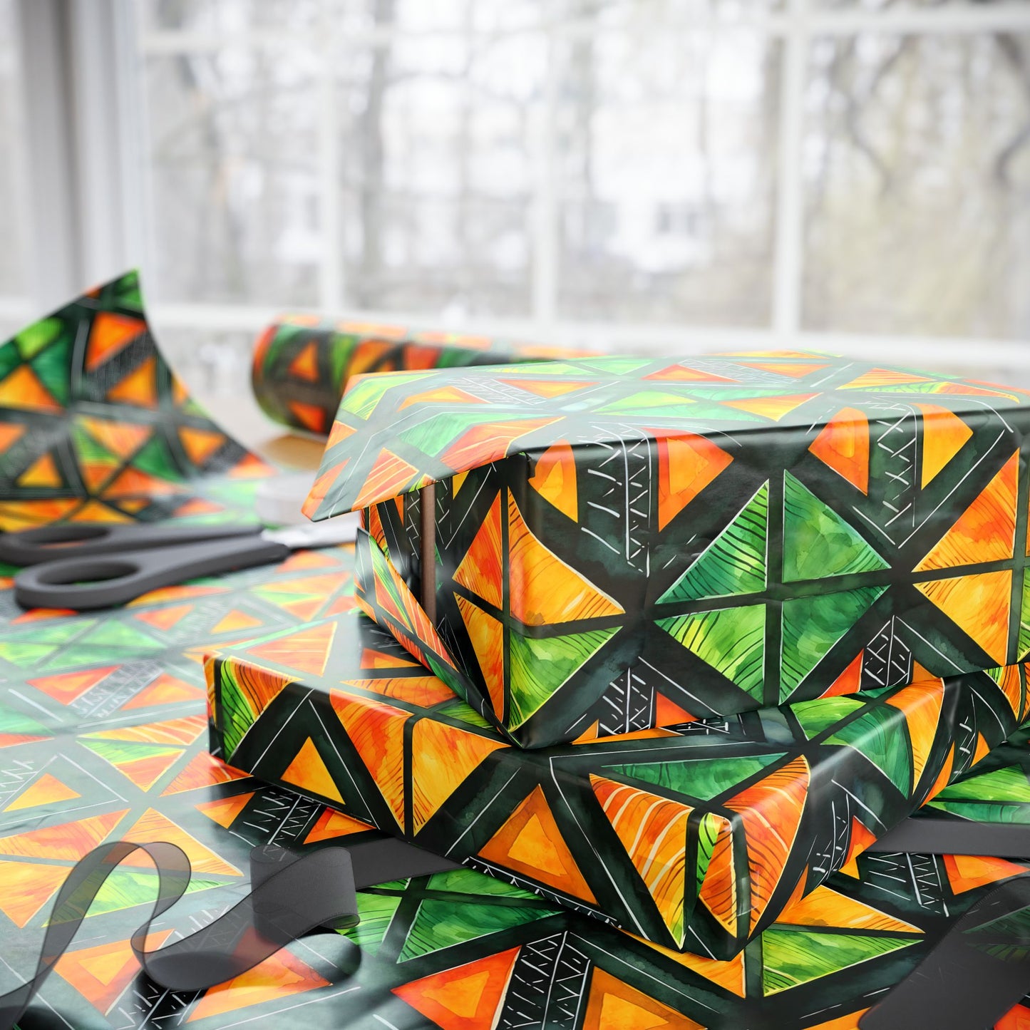 Living Tapestry Kwanzaa Wrapping Paper