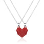 Magnet Heart Couples Necklace Sets