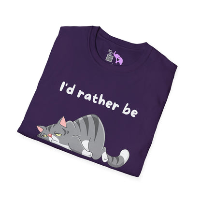 I'd Rather Be a Cat Adult T-shirt