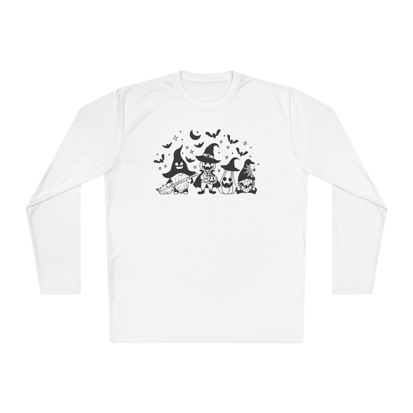 Trick or Treat Gnomies Adult Long Sleeve Tee