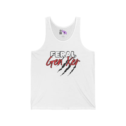 Feral GenXer w/Claws Adult Unisex Tank