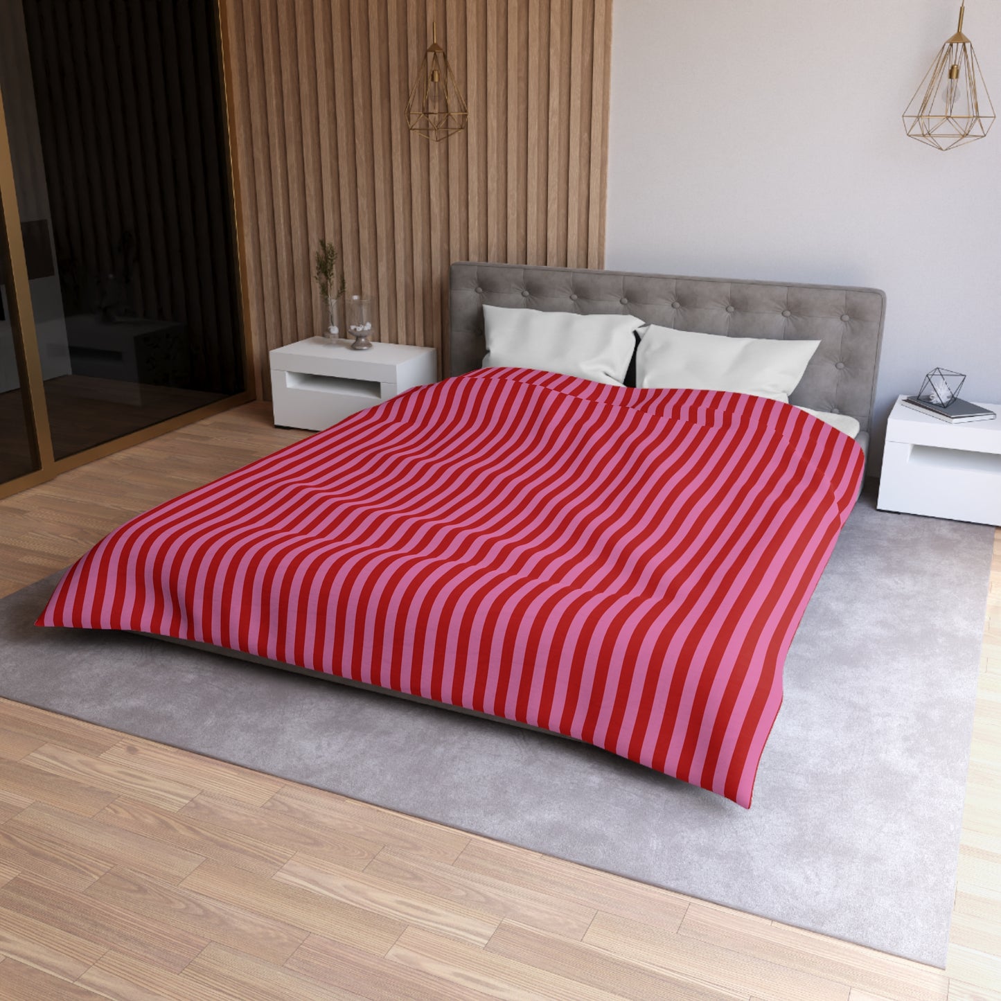 Be Mine Stripes Duvet Bedding Set
