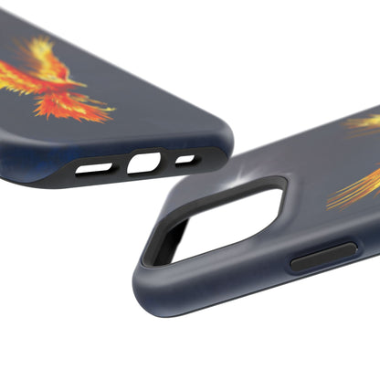 Phoenix Over Nebula MagSafe® Compatible Tough Case for iPhone