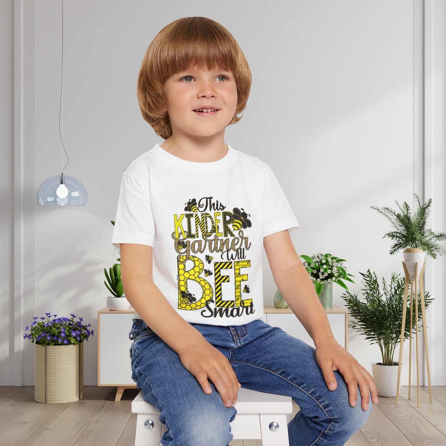 This Kindergartner Will Bee Smart Heavy Cotton™ Toddler T-shirt