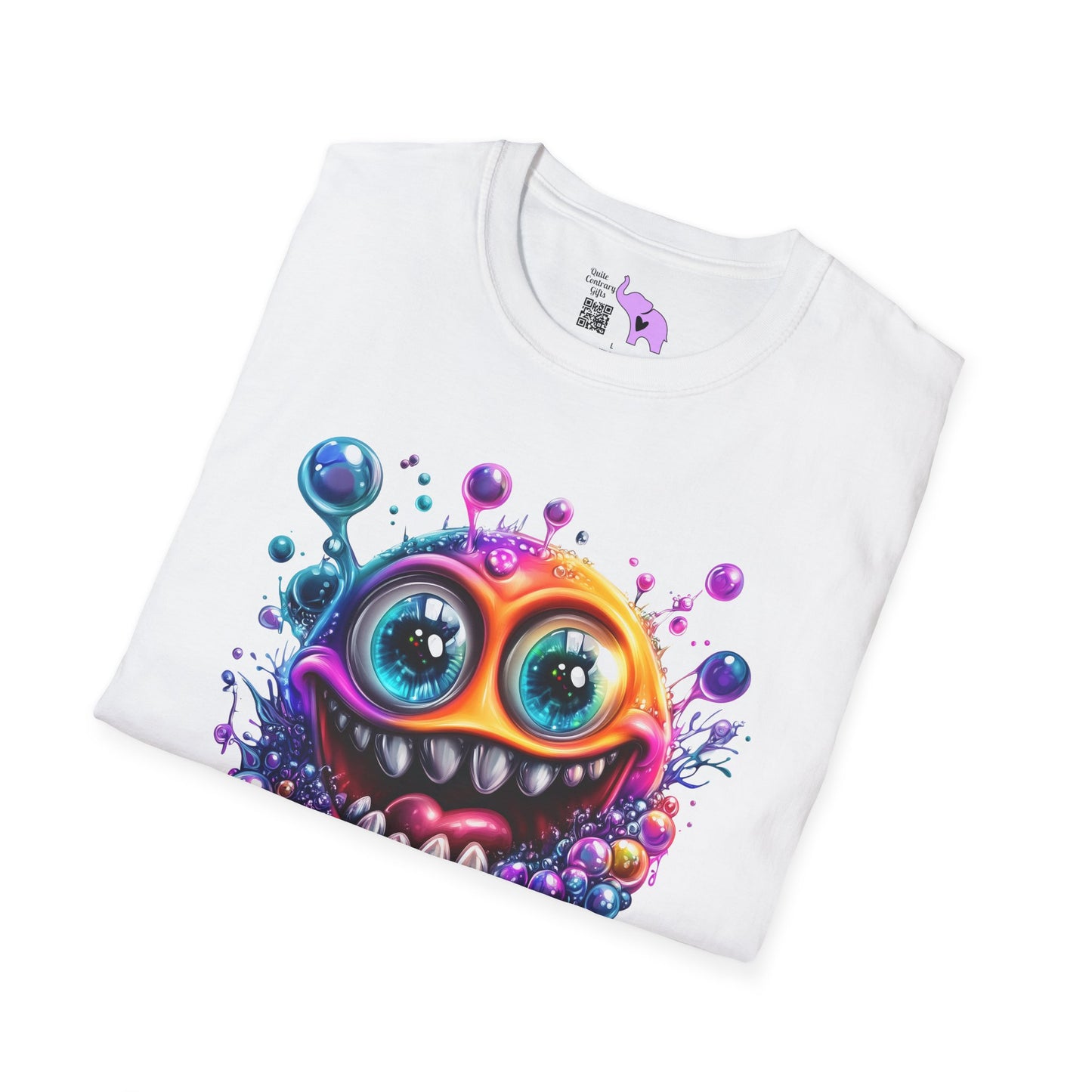 Bubbly Monster Adult T-shirt
