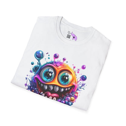 Bubbly Monster Adult T-shirt