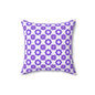 Purple Prism Garden Throw Pillow