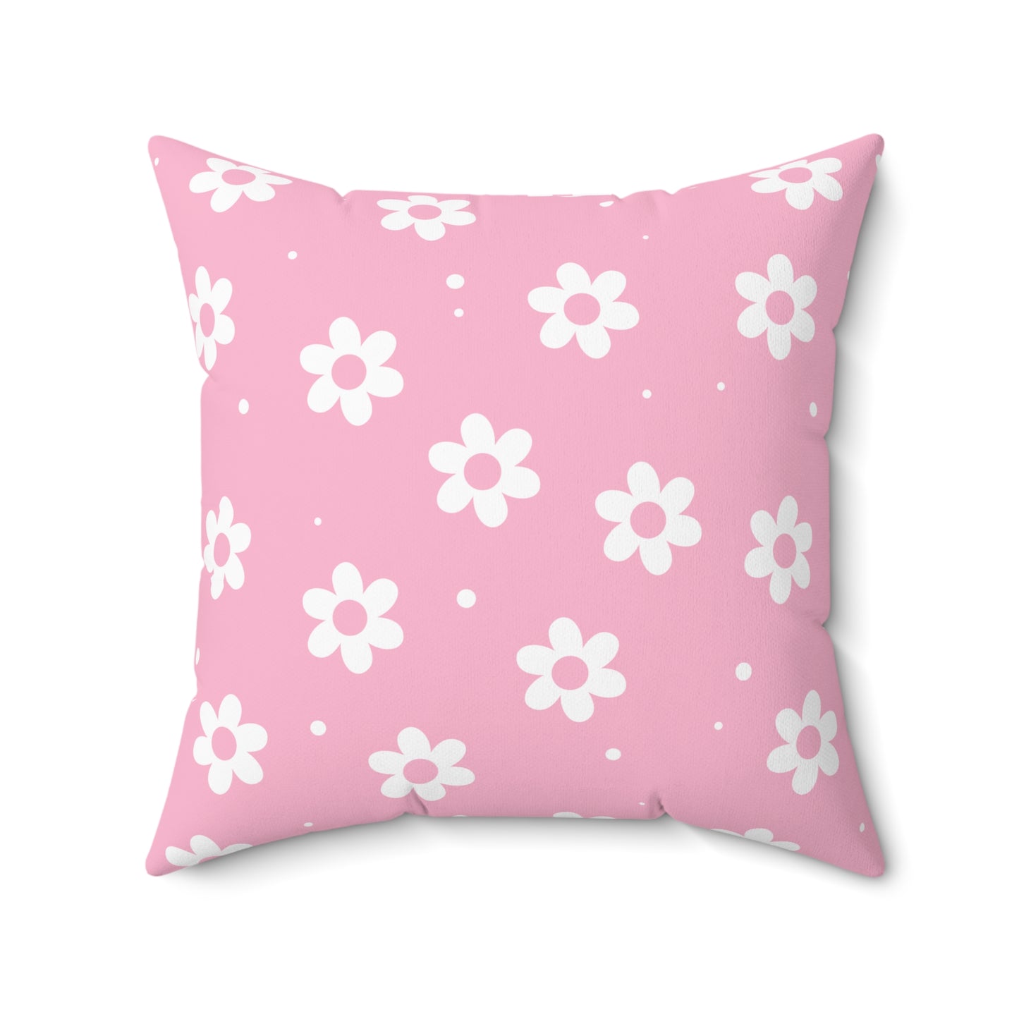 Pretty Petals & Dots Throw Pillow