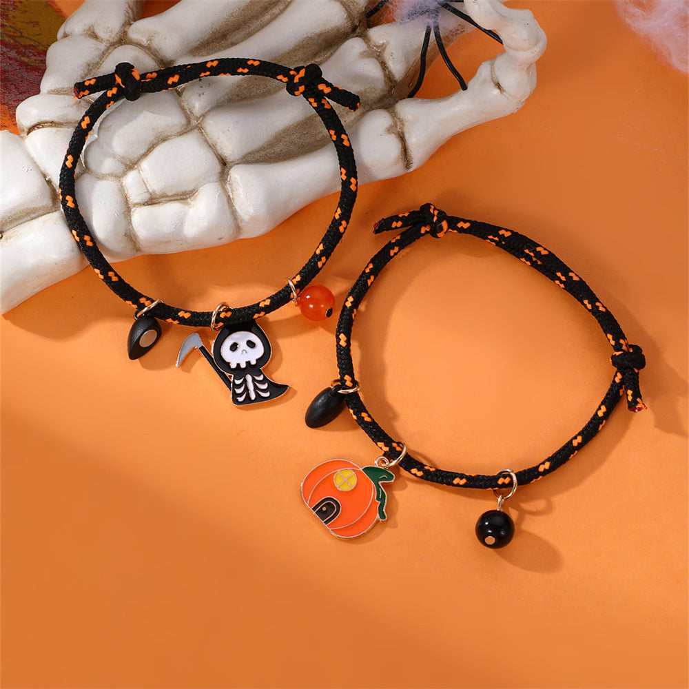 Halloween Charm Magnetic Rope Bracelet